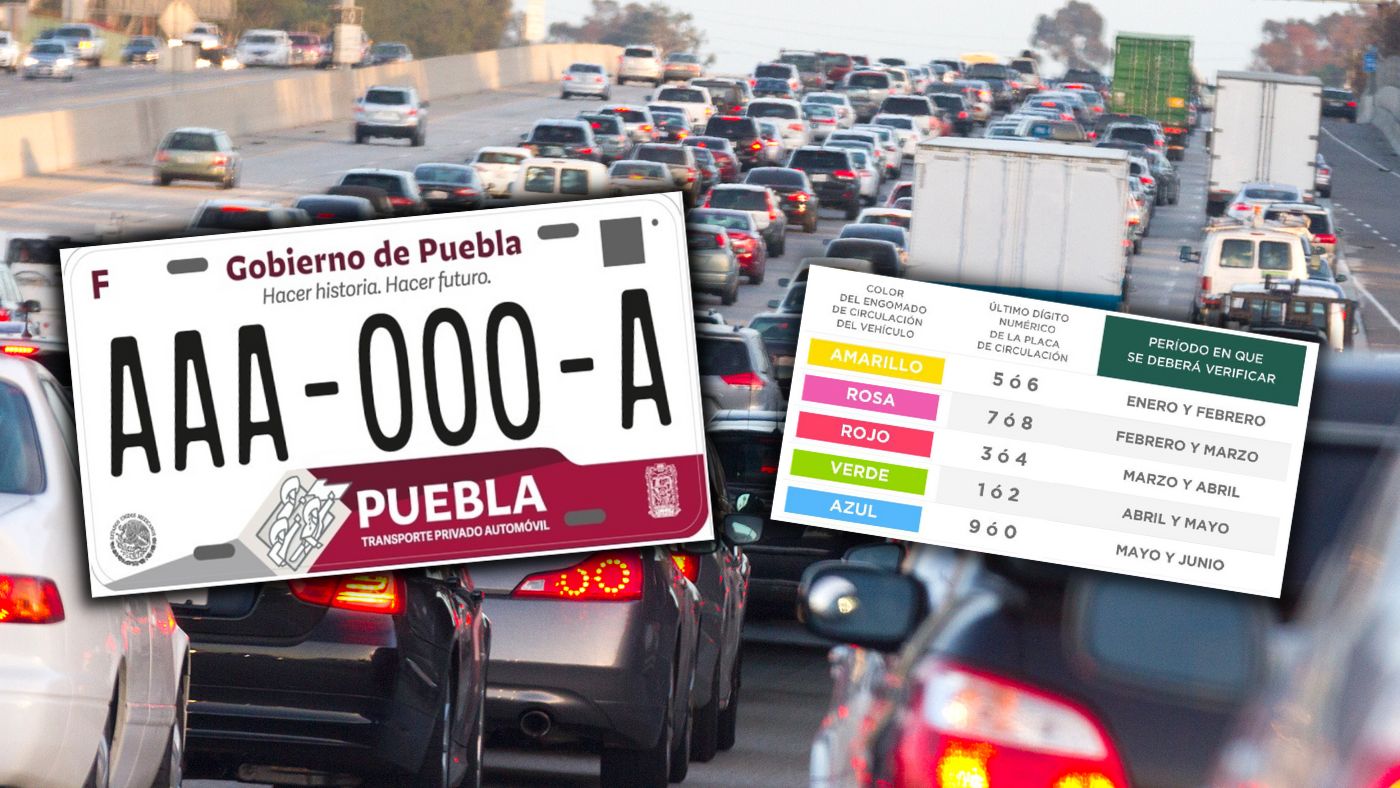 Calendario verificación vehicular Puebla 2023. ¿Cuándo te toca verificar?