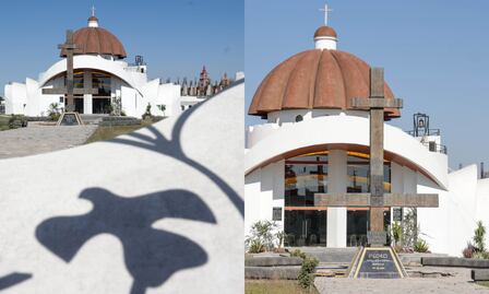 Por qué la iglesia de San Pedro Cholula tiene una cruz invertida en su entrada