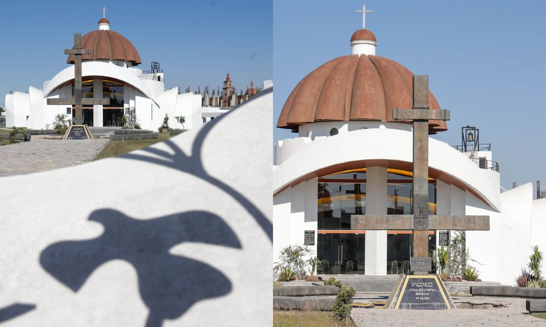 La iglesia de San Pedro Cholula tiene una cruz invertida en su entrada y está consagrada a la Divina Providencia / Foto: EsImagen