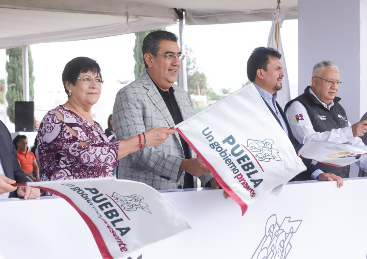 Sergio Salomón desarrolla nuevas obras en Vía Atlixcáyotl| Fotos Gobierno del Estado