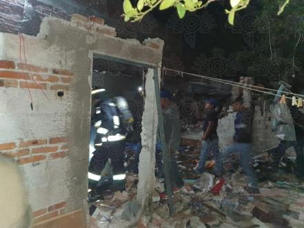 Explosión en Juan C. Bonilla. Hay cinco personas hospitalizadas