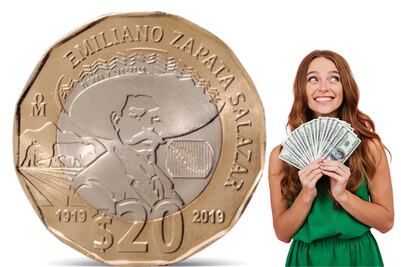 Estas son las 4 monedas de 20 que valen miles de pesos