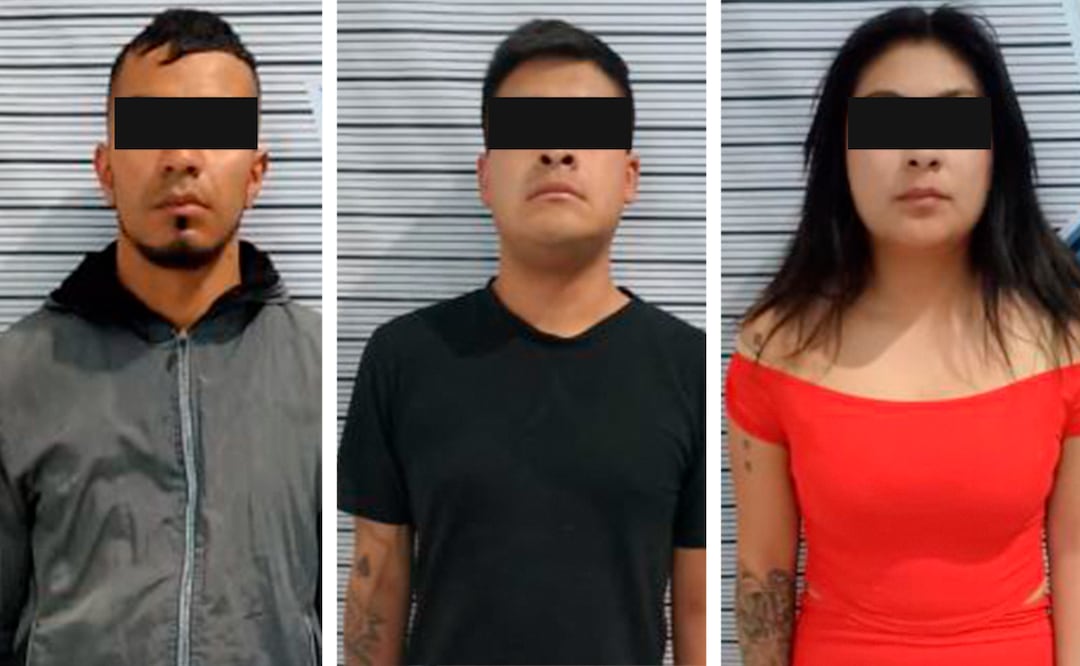 Detiene SSP a tres personas presuntamente dedicadas al cobro de piso en el mercado Morelos | Foto: SSP Puebla.