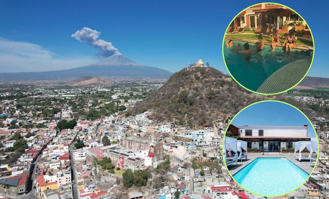 En el Pueblo Mágico de Atlixco hay varios sitios con alberca para rentar | Foto: Gobierno de Atlixco/RRSS