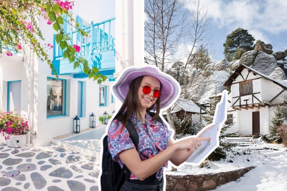 En México hay destinos que te hacen sentir como si viajaras a otro país | Foto: Rincón Santorini / Freepik / creelsierratarahumara.com