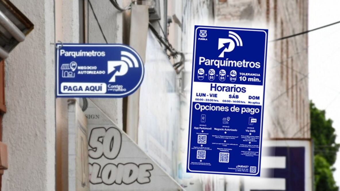 Parquímetros en Puebla. ¿Cuáles son los horarios en sábado y domingo?