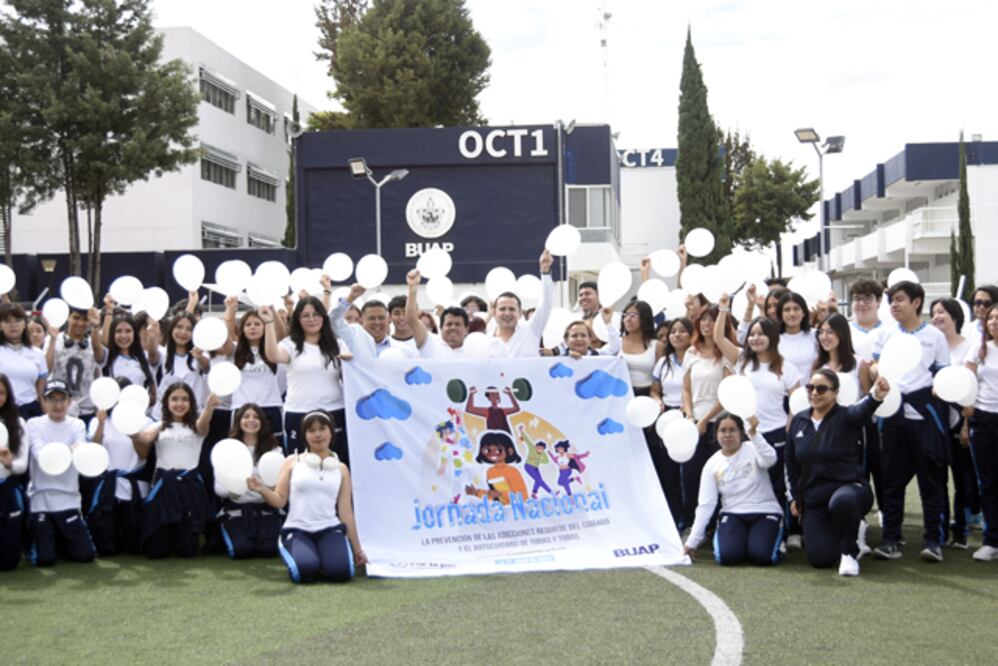 Se suma BUAP a Jornada Nacional por la Paz y contra las Adicciones | Foto: BUAP.