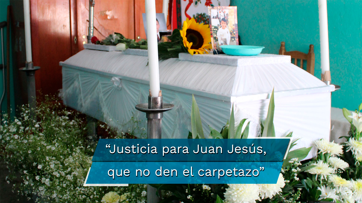 Puebla. Madre de Juan Jesús llora a su hijo muerto a golpes