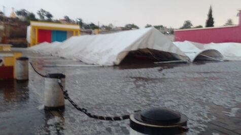 Granizo deja daños en San Nicolás Buenos Aires