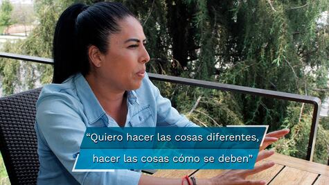 Evelyn Hurtado, considera que se debe gobernar con honestidad y transparencia