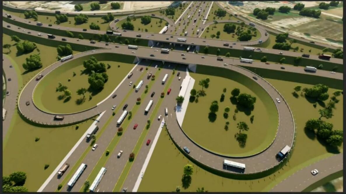 El distribuidor vial de Atlixcáyotl y Periférico Ecológico beneficiará a más de 2.5 millones de usuarios |  Captura YouTube Gobierno de Puebla