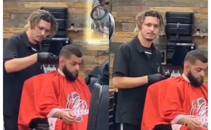 Viralizan a estilista que se parece a Johnny Depp y Christian Nodal