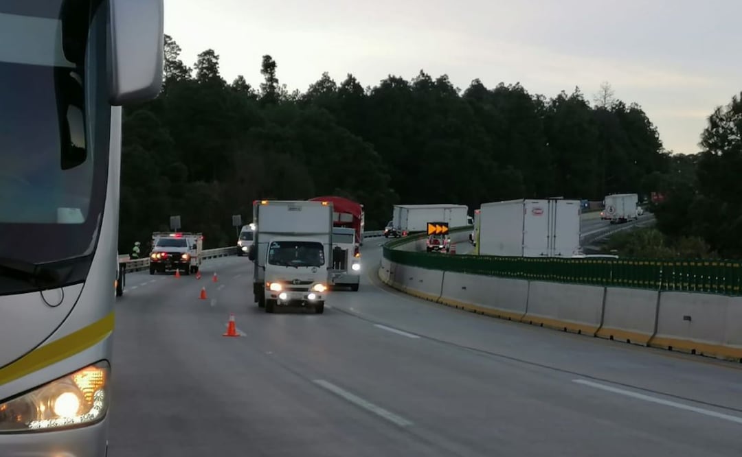 La autopista México - Puebla es considerada como una de las que más accidentes registra a nivel nacional. | Foto: Agencia Es Imagen para El Universal Puebla