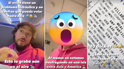 Vaya situación... A Luisito Comunica y su novia los bajaron del avión