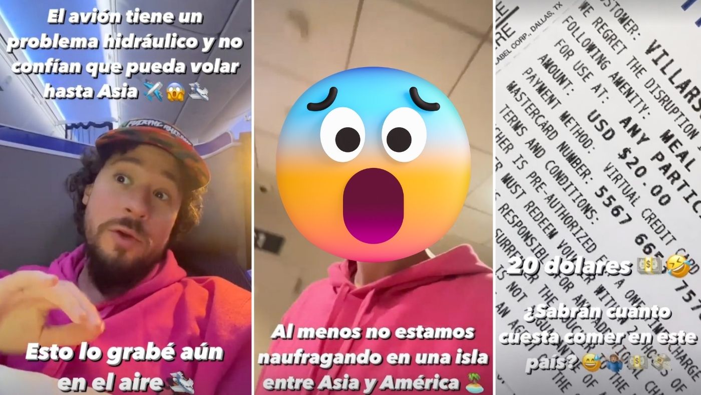 Vaya situación... A Luisito Comunica y su novia los bajaron del avión