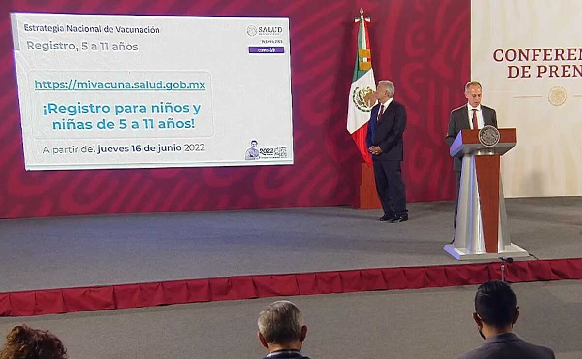 López-Gatell anuncia inicio de vacunación contra Covid para menores de 5 a 11 años