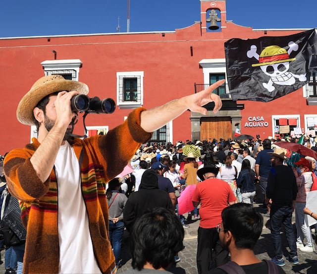 Qué significa la bandera pirata que apareció en la Marcha de la Generación Z