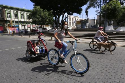 Incluyen en Vía Recreativa vehículos para personas con discapacidad