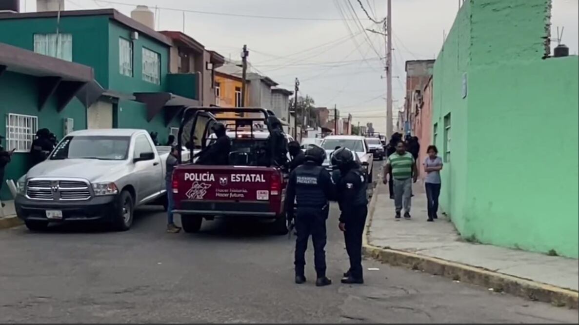 Una intensa movilización policiaca alertó a los vecinos de la colonia Adolfo López Mateos | Captura EsImagen