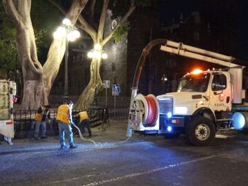 Desazolvan drenaje para evitar inundaciones