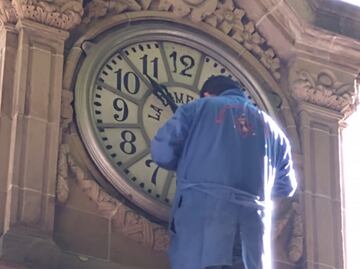 Qué le pasó a las manecillas de El Gallito, el reloj de 100 años en Puebla