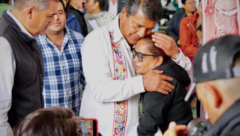 Julio Huerta se solidariza con las familias de Venustiano Carranza