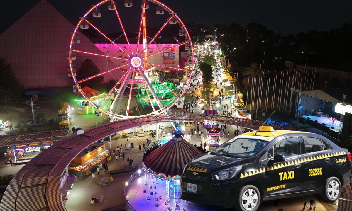 Conoce los sitios de taxis que ofrece la Feria de Puebla 2024 | Foto: Producción El Universal