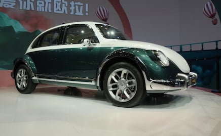 Debuta en China la copia eléctrica del mítico Volkswagen Vocho