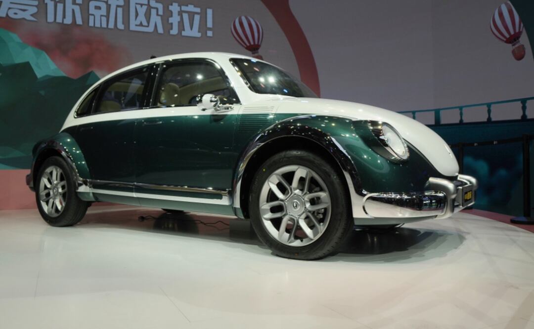 Debuta en China la copia eléctrica del mítico Volkswagen Vocho