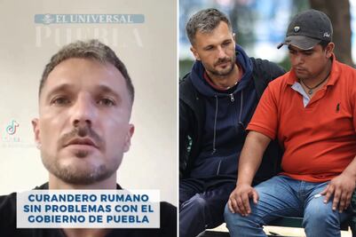 VIDEO Rumano "quita dolores" aclara que no tiene problemas con el gobierno de Puebla