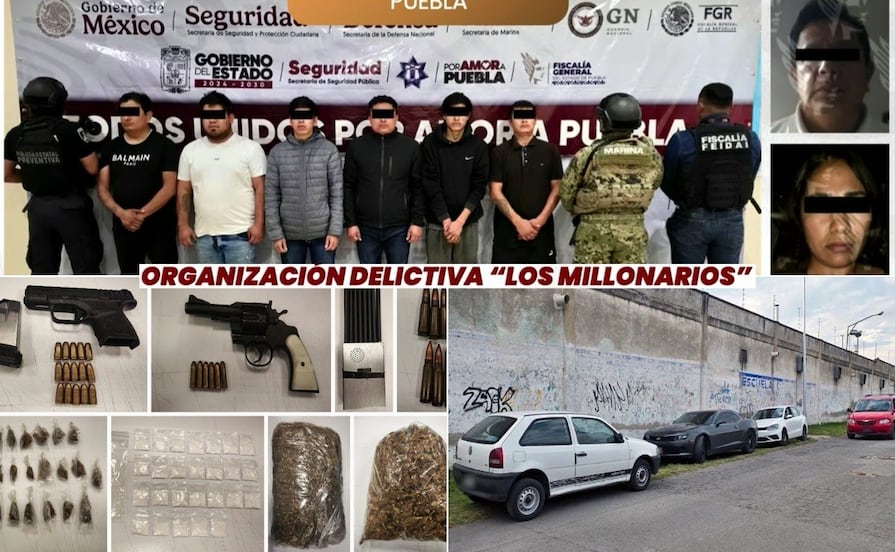 Banda de "Los Millonarios" opera en 5 municipios de Puebla