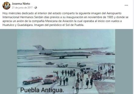 Así lucía el Aeropuerto Internacional de Puebla días antes de su inauguración