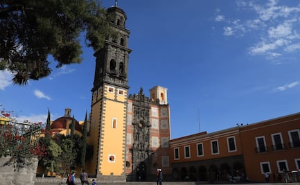 El templo de San Francisco y su singular fachada de cantera