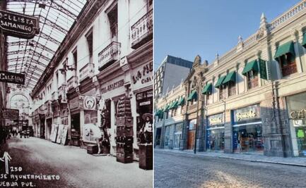 El antes y el después de la Alhóndiga de la ciudad de Puebla