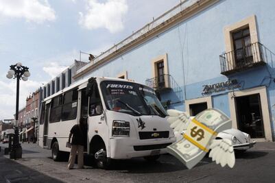 Cuánto ganan y cómo viven los microbuseros en Puebla