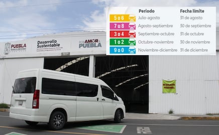 Verificación vehicular Puebla: sólo 4 de cada 10 cumplen; no hay prórroga