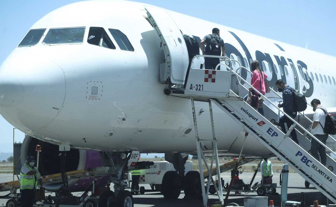 Volaris es la aerolínea que podría viajar de Puebla a Mérida | foto: AGENCIA ES IMAGEN PARA EL UNIVERSAL PUEBLA
