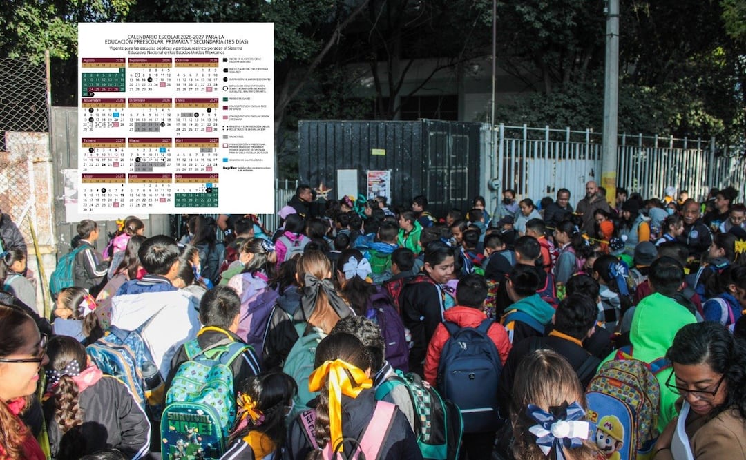 La SEP ya dio a conocer el calendario del ciclo escolar 2026-2027 | Foto: EsImagen/SEP