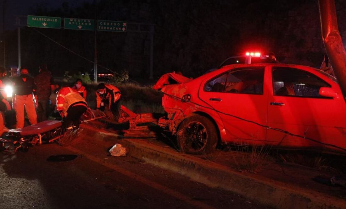 En el Periférico Ecológico han ocurrido innumerables accidentes | Foto: Agencia Es Imagen para El Universal Puebla