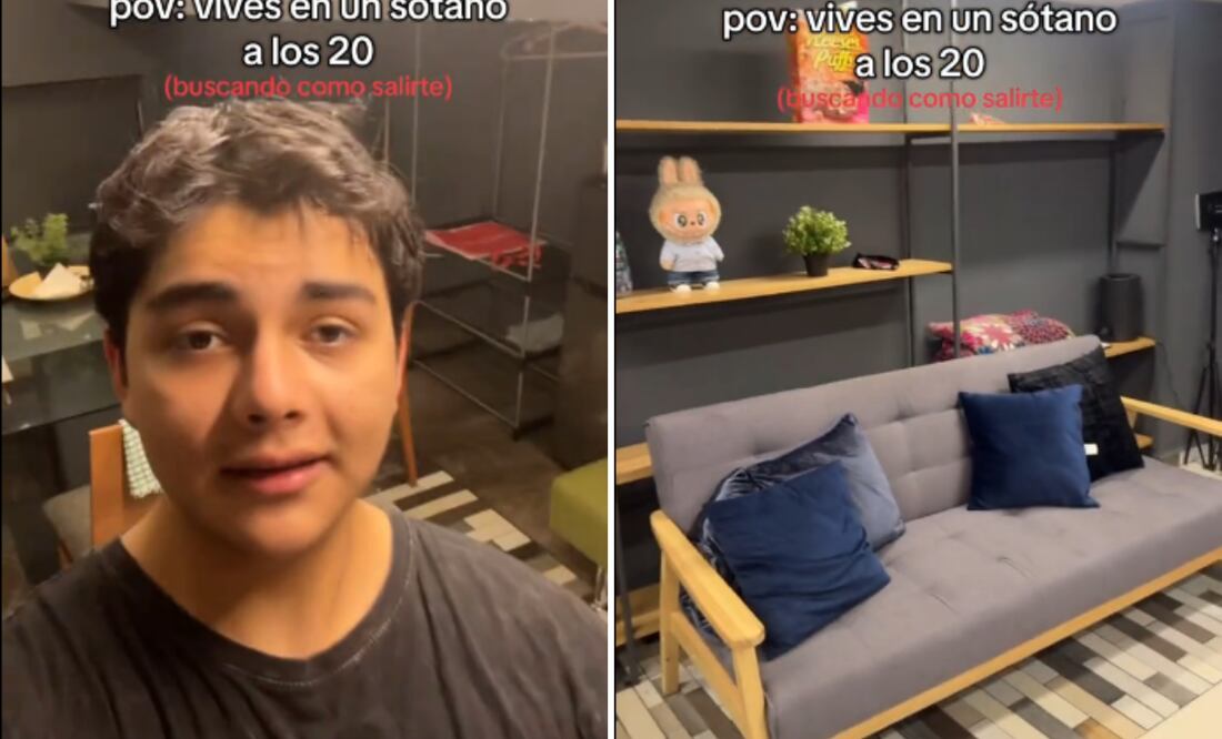 Un joven estudiante contó cómo es vivir en una cisterna | Foto: Captura de TikTok