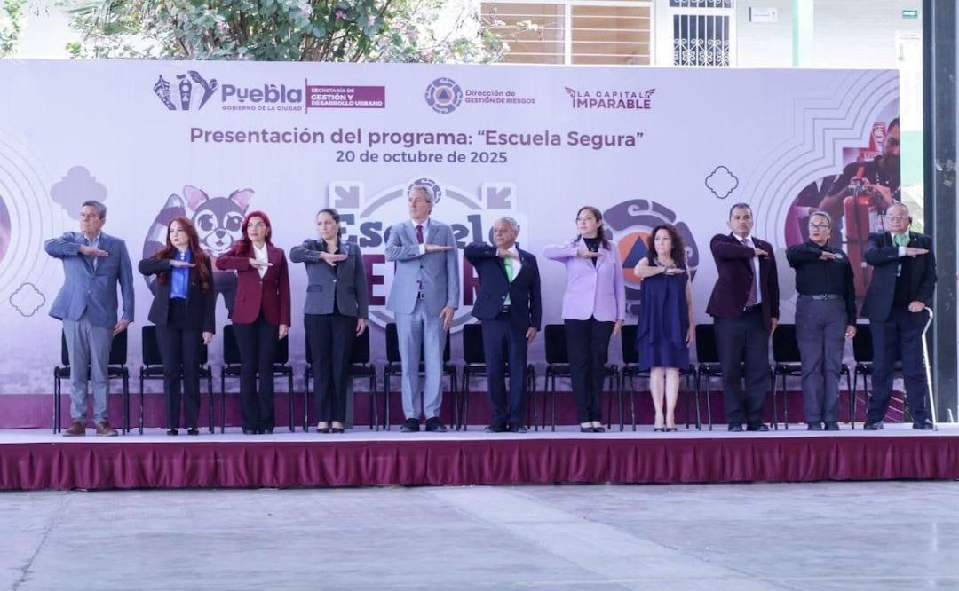 Impulsa Pepe Chedraui cultura de prevención con el programa Escuela Segura | Foto: Ayuntamiento de Puebla.