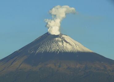 Popocatépetl presenta 60 exhalaciones de baja intensidad