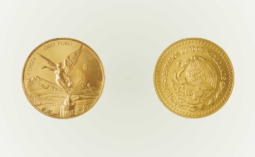 Moneda Libertad de 1 Onza de Oro. Foto: Banco de México