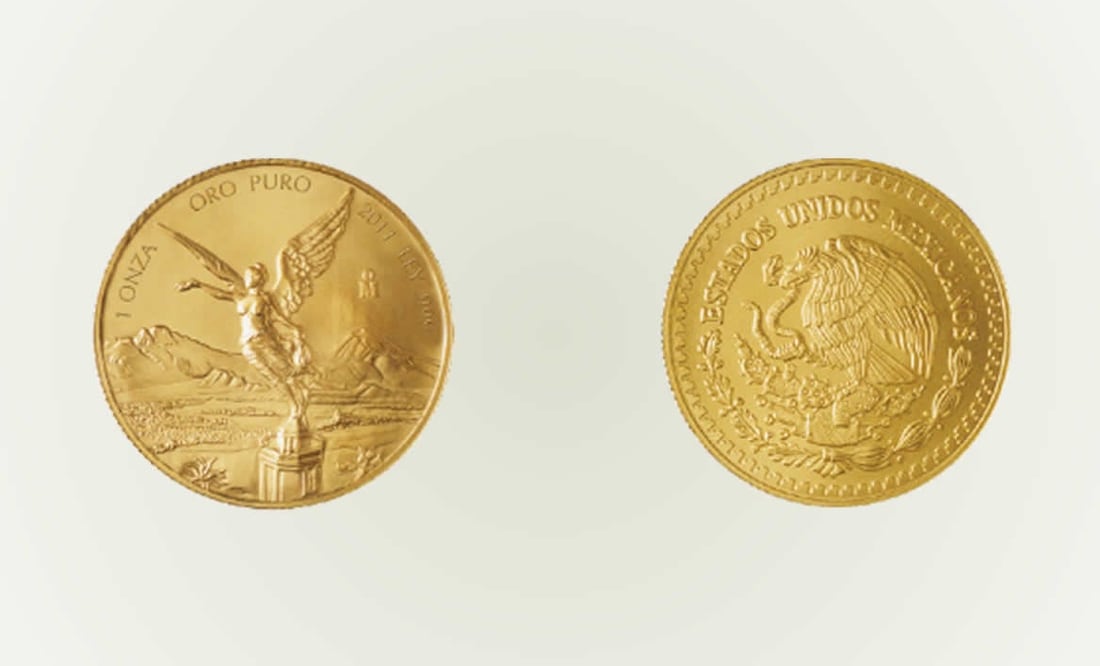 Moneda Libertad de 1 Onza de Oro. Foto: Banco de México