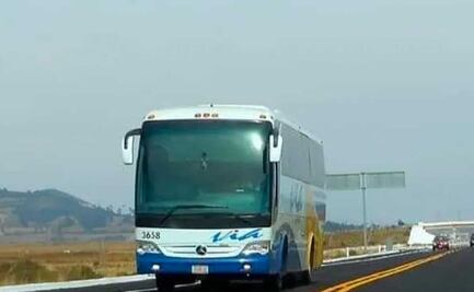 Asaltan y desnudan a pasajeros de autobús Línea Vía en Acajete