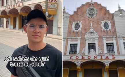 VIDEO. Joven entra al Cine Colonial de Puebla a ver película clásica pero descubre que son xxx
