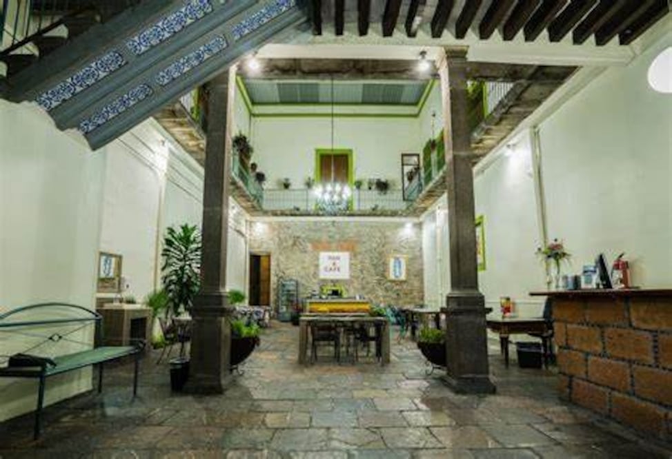 El hostal Santo Domingo también es uno de los más conocidos en Puebla | Foto: Trivago