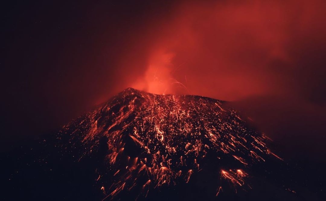 En 1919 colocaron dinamita para extraer azufre del volcán Popocatépetl | Foto: Agencia Es Imagen para El Universal Puebla