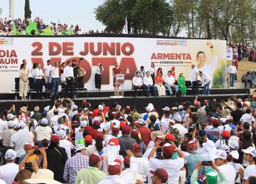 Aires de victoria, orgullo y verbena en el cierre de Claudia Sheinbaum en Puebla
