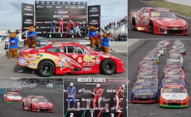 De película, Rayo McQueen gana la NASCAR México Series en Puebla